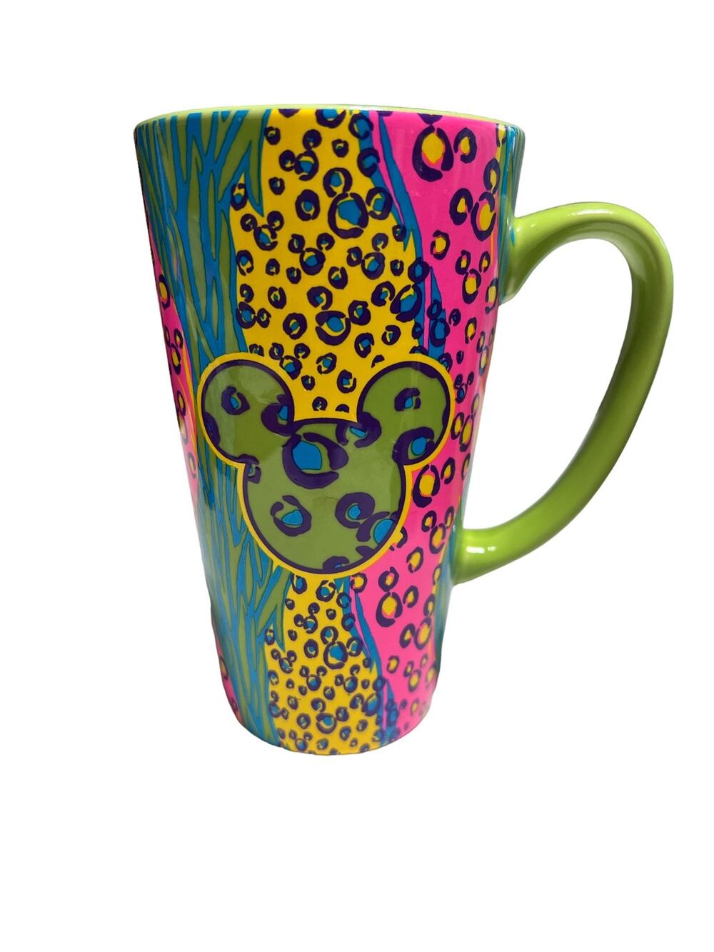 Disney Parks Animal Print Mickey Mouse Tall Mug